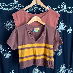 BIG BUD PRESS Bundle of two cropped tees